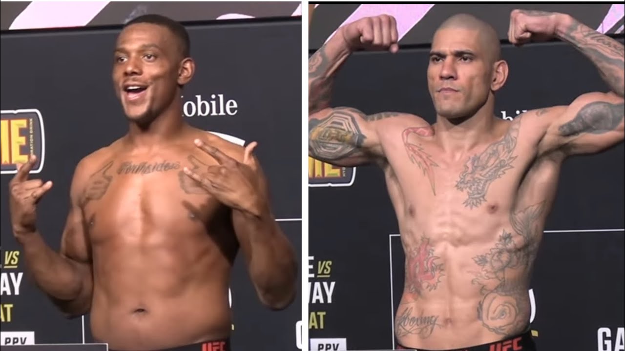 UFC 300 Official Weigh-Ins: Alex Pereira vs Jamahal Hill