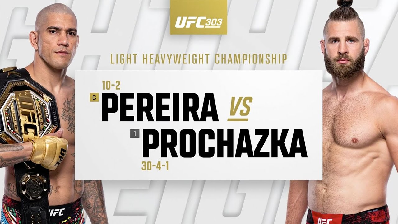 UFC 303 Alex Pereira vs Jiri Prochazka Highlights